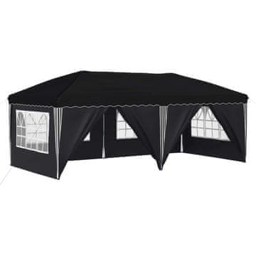 Vidaxl Zložljivi šotor za zabave 575 x 288 x 245 cm Antracit