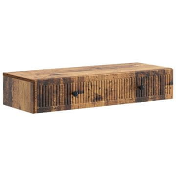 Vidaxl Stenska stranska miza Star les 87,5 x 34,5 x 17 cm