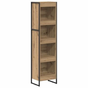 Vidaxl Knjigovni omar Oreh 40 x 30 x 155 cm Konstruiran les