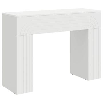 Vidaxl Klubska miza Bela 102 x 35 x 75 cm Inženirski les