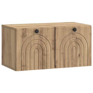 Vidaxl Omarica za TV, ki jo lahko montiraš na steno Artisan hrast