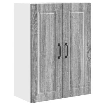 Vidaxl Omarica na steni PORTO Siva Sonoma 60 x 31 x 80 cm