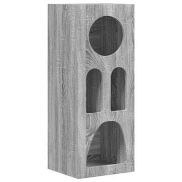 Vidaxl Strani šal Siva Sonoma 40 x 35 x 100,5 cm Konstruiran les