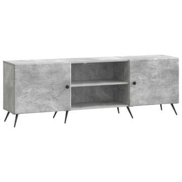 Vidaxl TV omarica Betonsko siva 150 x 31 x 50 cm Inženirski les