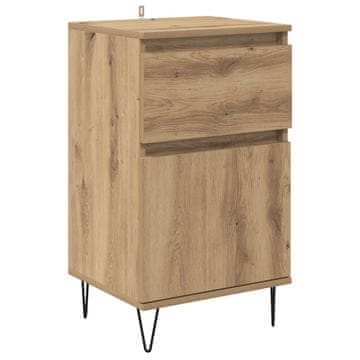 Vidaxl Strani šal artisan hrast 35 x 40 x 70 cm Konstruiran les