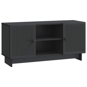 Vidaxl TV omarica 102 x 34,5 x 50 cm Črna Inženirski les