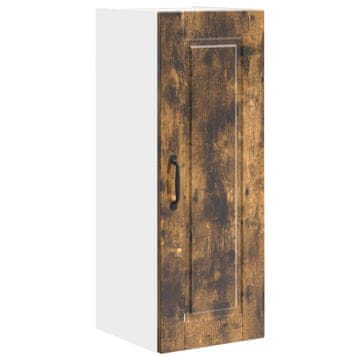 Vidaxl Omarica na steni PORTO Dimljeni oreh 30 x 31 x 80 cm