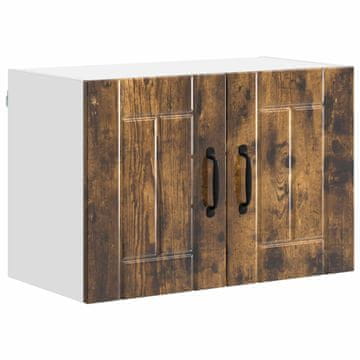 Vidaxl Omarica na steni LUCCA Dimljen hrast 60 x 31 x 40 cm