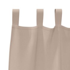 Vidaxl Zavese za zatemnitev z obroči 2 szt. Taupe 245 x 140 cm