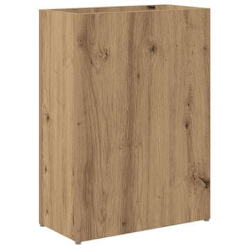 Vidaxl Stojalo za dežnik Umetni hrast 40 x 20 x 55,5 cm
