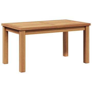 Vidaxl Klubska miza Rjava 70 x 40 x 36 cm Trden tikov les