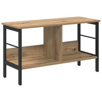 Vidaxl Knjižna polica Umetni hrast 82 x 32 x 47 cm Konstruiran les