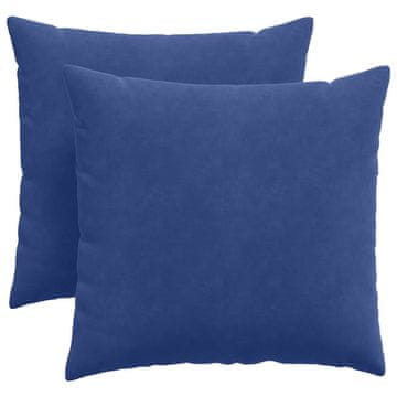 Vidaxl Blazine za kavč 2 szt. Policijska modra 45 x 45 cm