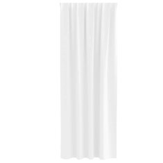 Vidaxl Zavese za zatemnitev z obroči 2 szt. Bela 245 x 140 cm Poliester