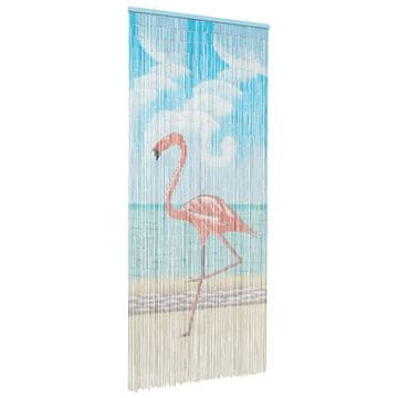Vidaxl Zavesa proti insektom večbarvno 90 x 200 cm Bambus