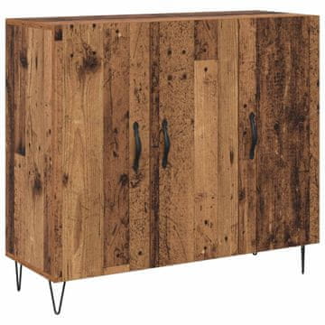 Vidaxl Strani šal Star les 90 x 32,5 x 80 cm Konstruiran les