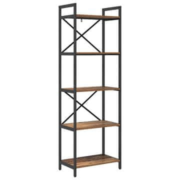 Vidaxl Knjižna polica Star les 56 x 34 x 171 cm Konstruiran les