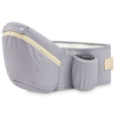 Moby System Ergonomska nosilka za dojenčke z 10 načini nošenja - bombažna z mrežico, nosilnost 15 kg, od 0 do 36 mesecev, nastavljive naramnice