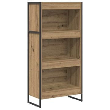 Vidaxl Knjigovni omar Oreh 60 x 30 x 121 cm Konstruiran les