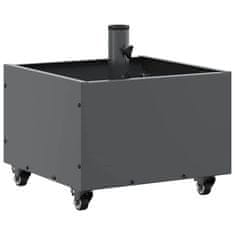 Vidaxl Podstavek za senčnik 11.75 kg Antracit Jeklo Kvadrat