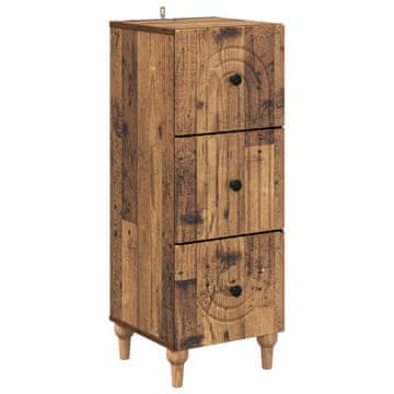 Vidaxl Predalna omara 33 x 34,5 x 90 cm Inženirski les Star les