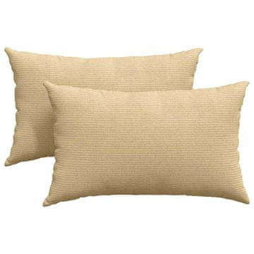 Vidaxl Blazine za kavč 2 pcs Siva zelena 50 x 30 cm Žametna tkanina