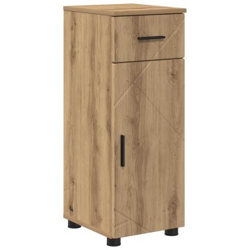 Vidaxl Kopalniška omarica Umetni hrast 30 x 35 x 80 cm