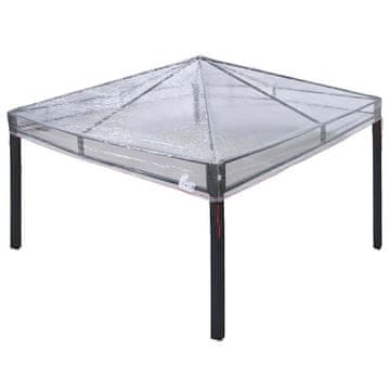 Vidaxl Zamenjava za zaščito gazeba 300 x 300 x 26 cm Transparentno PVC