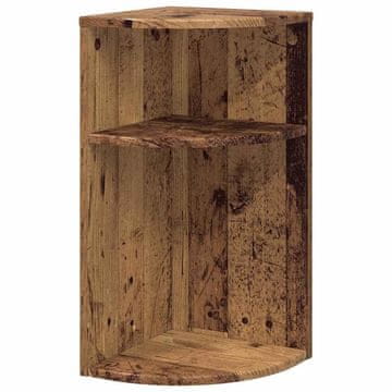 Vidaxl Stranska miza Star les 29,6 x 29,6 x 60 cm Konstruiran les