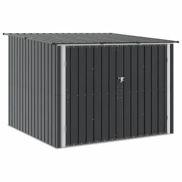 Vidaxl Kolesarska lopa 3 szt. Antracit 216 x 207 x 158 cm Kovina
