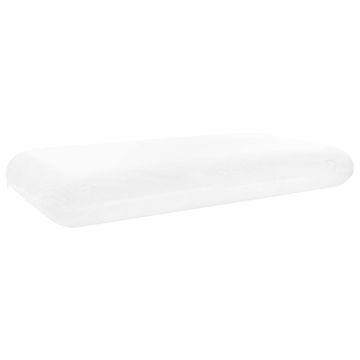 Vidaxl Vzglavnik za spanje Bela 74 x 39 x 13 cm Spominska pena