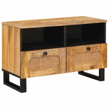 Vidaxl TV omarica s predalom Rjava 70 x 33 x 46 cm Masiven les manga