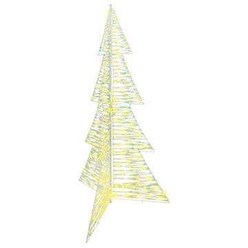 Vidaxl Božično drevo med 240 LED Toplo bela 180 cm PET