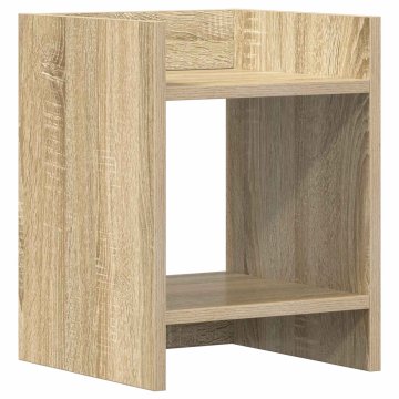 Vidaxl Stojalo za rastline Sonoma hrast 30 x 30 x 40 cm Inženirski les