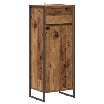 Vidaxl Kopalniška omarica Star les 40 x 30 x 100 cm Inženirski les