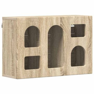 Vidaxl Viseča omarica Sonoma hrast 60 x 20 x 40 cm Konstruiran les