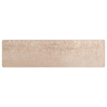 Vidaxl Preproga runner MARSA Bež 80 x 300 cm Poliester in PVC