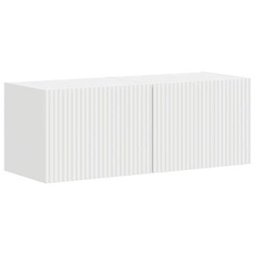 Vidaxl TV stenska omara 2 szt. Bela 39 x 31 x 29,5 cm Konstruiran les