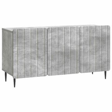 Vidaxl TV omarica Betonsko siva 99 x 34,5 x 52 cm Inženirski les