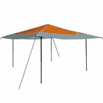 Vidaxl Nadstrešni šotor Oranžna 395 x 395 x 251 cm blago