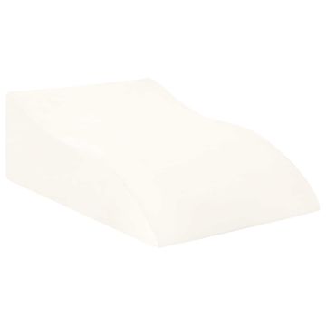 Vidaxl Blazina za noge Bela 68 x 40 x 21,5 cm PU pena