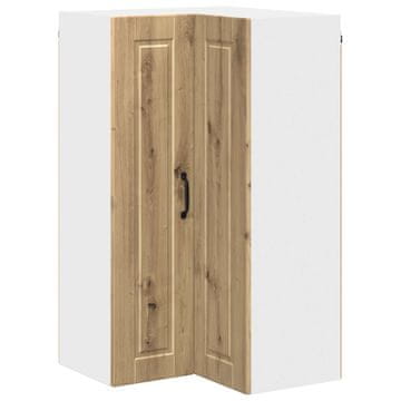 Vidaxl Omara za vogal PORTO Umetni hrast 57 x 57 x 100 cm