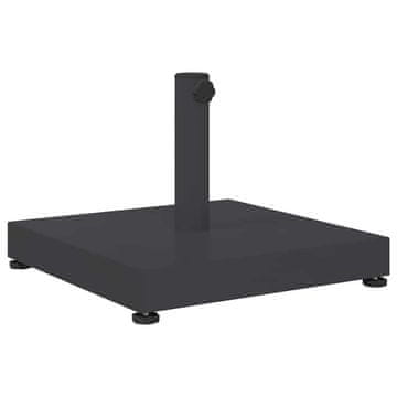 Vidaxl Podstavek za senčnik Temno siva 45 x 45 x 31,5 cm