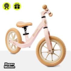 HyperMotion Otroški poganjalec z 12-palčnimi kolesi za mlajše otroke - magnezijev okvir, nosilnost 30 kg, sedež 34–44 cm, starost 2+ let