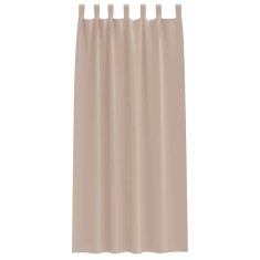 Vidaxl Zavese za zatemnitev z obroči 2 szt. Taupe 245 x 140 cm