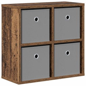 Vidaxl Strani šal s predalom Star les 49,5 x 22 x 47 cm