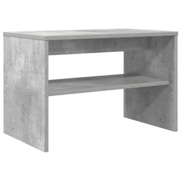 Vidaxl TV omarica Betonsko siva 60 x 35 x 40 cm Konstruiran les