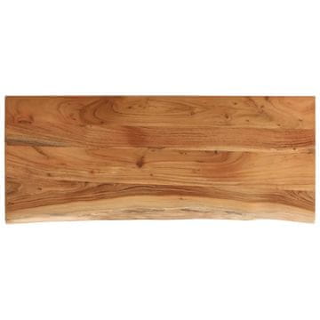 Vidaxl Kopalniški pult 140x60x3,8 cm pravokoten trden akacijev les
