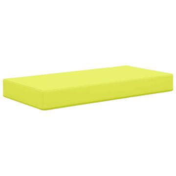 Vidaxl Zunanja sedežna blazina Zelena 80 x 40 x 8 cm 100% poliester