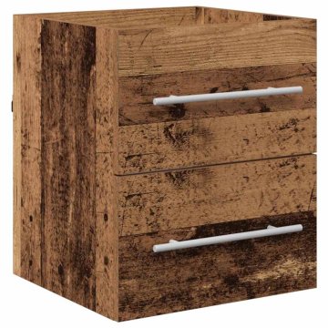 Vidaxl Omarica za umivalnik Star les 38,5 x 41 x 48 cm Inženirski les